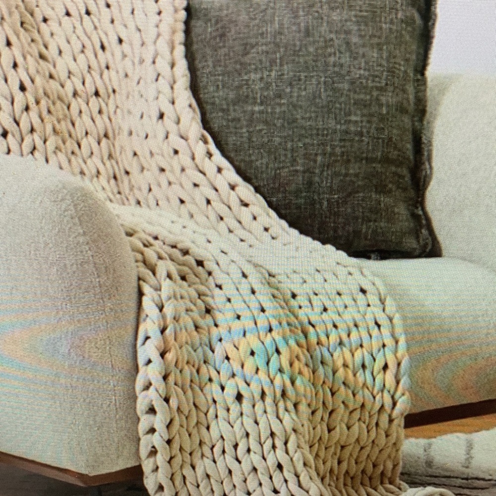 BEARABY Tree Napper Knit Weighted Blanket NEW